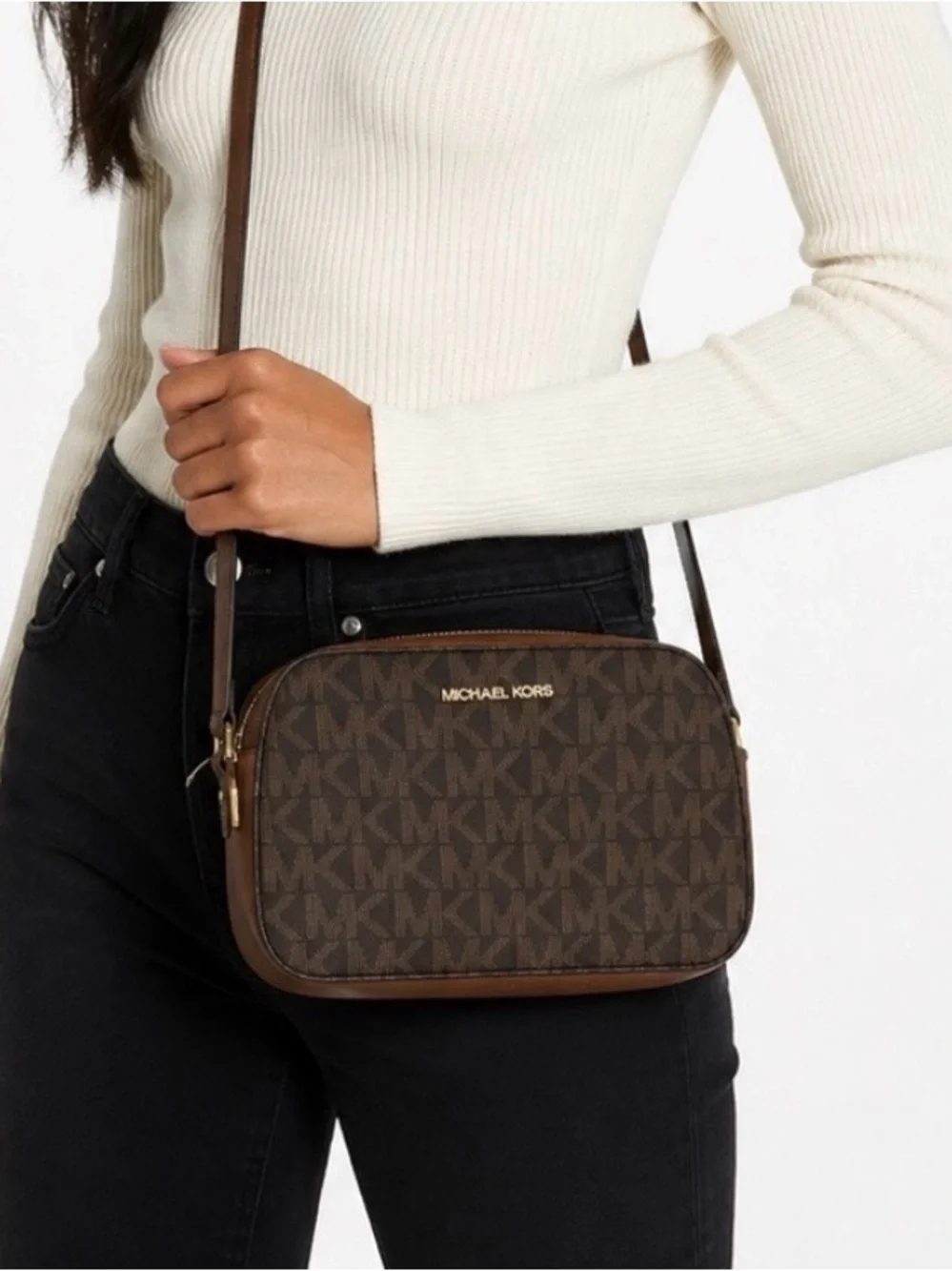 Michael Kors Houston LG Zip Crossbody – NWT